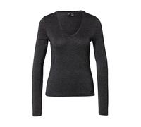 VERO MODA T-shirt 'VMLAVA' noir / argent, Taille S