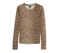 VERO MODA T-shirt 'VMLOVA' marron / cappuccino / noir, Taille L