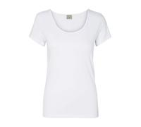 Vero Moda Femme Hauts Vmmaxi My Ss Soft U-neck Noos, Blanc (Bright White ), L