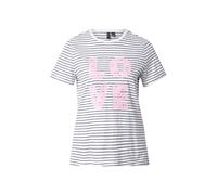 VERO MODA T-shirt 'VMSIMONE' rose / noir / blanc, Taille M