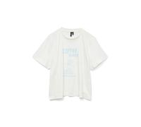VERO MODA T-shirt 'VMSONYA METTE' bleu pastel / blanc, Taille XS