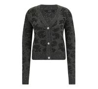 Vero Moda Tall Cardigan 'VMZUZU' gris foncé / noir, Taille L