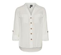 Vero Moda Bumpy New Tall Long Sleeve Shirt Blanc XS Femme