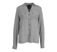 Vero Moda Tall Chemisier 'Bumpy' noir / blanc, Taille XXL