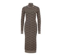 Vero Moda Tall Robes en maille 'VMARIA' noisette / noir, Taille S