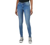 Vero Moda Tall VMTANYA Mr S Piping J VI349 GA Tall Noos Jeans, Medium Blue Denim, S/T/36 Femme