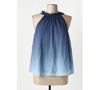 vero moda tee-shirts et débardeurs femme de couleur bleu 38