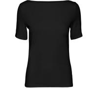 VERO MODA Top à Manches Courtes Noir Femme M