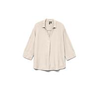 VERO MODA Top Vmlinn WVN GA Noos Débardeur 3/4, Beige Clair, M Femmes