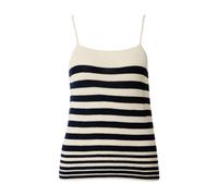 VERO MODA Tops en tricot 'NEWLEXSUN' beige / bleu marine, Taille S