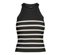 VERO MODA Tops en tricot 'SABA' noir / blanc, Taille XL
