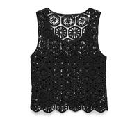 VERO MODA Tops en tricot 'VMElsa' noir, Taille XL