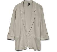 VERO MODA VERO MODA Beige Linen Blend 3/4 Sleeve Jacket