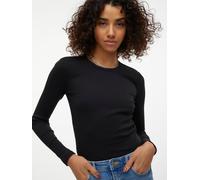 VERO MODA VERO MODA Black Long Sleeve Ribbed T-Shirt