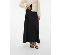 VERO MODA VERO MODA Black Satin Midi Skirt Black M 10