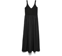 VERO MODA VERO MODA Black Sleeveless Jersey and Woven Maxi Dress Black EU 36 (UK 8)