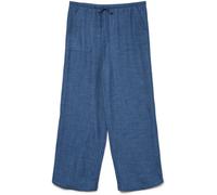 VERO MODA VERO MODA Blue Lightweight Tie Waist Wide Leg Trousers