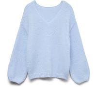 VERO MODA VERO MODA Blue Long Sleeve 2 Way V-Neck Jumper