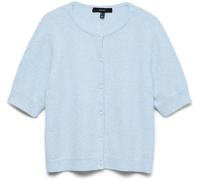 VERO MODA VERO MODA Blue Round Neck Short Sleeve Cardigan