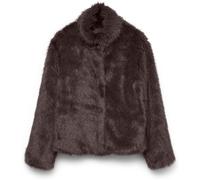 VERO MODA VERO MODA Brown Short Faux Fur Jacket