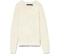 VERO MODA Vero Moda Cream Dove Round Neck Soft Touch Cosy Knitted Jumper