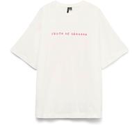 VERO MODA VERO MODA Cream Relaxed Fruit Print Back Graphic Print T-Shirt
