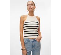 VERO MODA VERO MODA Cream Sleeveless Knitted Tank Top