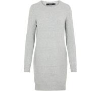 VERO MODA VERO MODA Grey Soft Touch Round Neck Knitted Jumper Dress Grey EU 44 (UK 16)