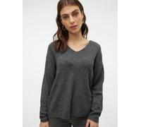 VERO MODA VERO MODA Grey Soft Touch V-Neck Knitted Jumper
