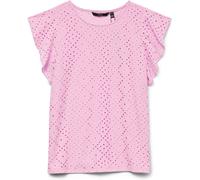 VERO MODA Vero Moda haut brodé à manches volantées