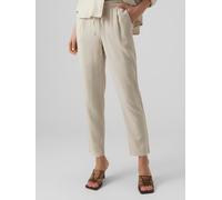 VERO MODA VERO MODA Natural Linen Mix Tapered Drawstring Trousers