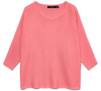 VERO MODA VERO MODA Pink 3/4 Sleeve Boat Neck Knitted Top