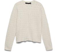 VERO MODA VERO MODA Pointelle Long Sleeve Round Neck Cardigan