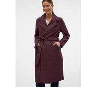 VERO MODA VERO MODA Red Wrap Front Long Line Coat