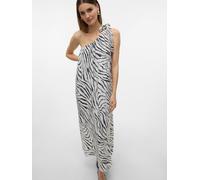 VERO MODA VERO MODA Robe Blend nouée à une épaule en imprimé zèbre Blanc M 10
