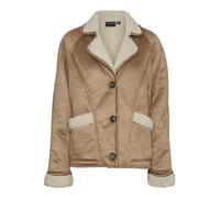 VERO MODA Veste mi-saison 'ELLA' beige / marron, Taille S