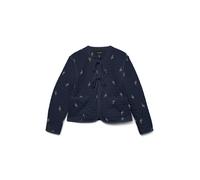 VERO MODA Veste mi-saison 'VMEvelyn' beige / bleu marine, Taille XS