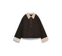 VERO MODA Veste mi-saison 'VMVICKY' chocolat / cappuccino, Taille M