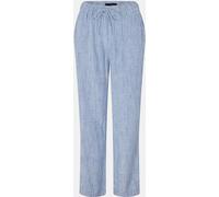 Vero Moda Vm Line Linen Straight Leg Trouser Denim bleu moyen S L32 Female