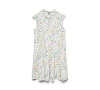 Vero Moda Vmalba SS Short Tie Dress WVN Noos Robe Courte, Blanche-Neige, XL Femmes