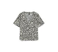 VERO MODA Vmalba SS WVN GA Noos T-Shirt à col en V, Noir, XL