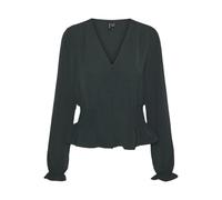 VERO MODA Vmalva L/S Smock Top WVN GA Chemisier à Manches Longues, Scarab, M Femmes