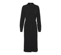 VERO MODA Vmalva Robe molletonnée L/S WVN GA, Noir, M Femme