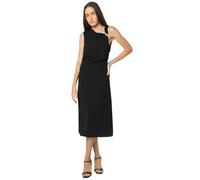VERO MODA Vmalva SL Robe en métal Va WVN GA midi, Noir, M Femme