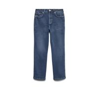 VERO MODA Vmamara Vi3513 Mr Slim Straight Ank, Denim Bleu médium, 30W / 32L Femmes