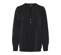 Vero Moda Vmani Ls Top WVN GA Noos Chemisier à Manches Longues pour Femme, Noir, S