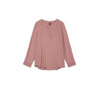 VERO MODA Vmani Ls Top WVN GA Noos T-Shirt Manches Longues, Rose nostalgique, L Femmes