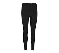 VERO MODA VMAUGUSTASUKA HR Leggings Pantalons, Noir, 32W x 32L Femme