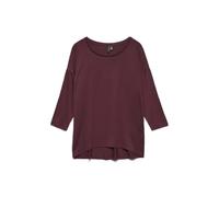 VERO MODA Top Vmava JRS GA Noos Haut 3/4, Vin, M Femmes