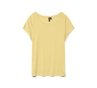 VERO MODA Vmava Plain SS Top GA JRS Noos, Jaune pâle, XL
